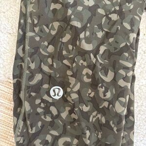 lululemon athletica Camouflage Leggings - Green and Gray